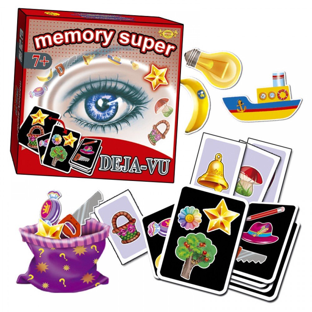 Настольная игра "Memory Super Deja-Vu" MKH0706 от 7-ми лет