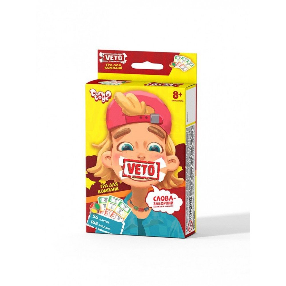 Настольная развлекательная игра "VETO" VETO-02-01U на рус языке