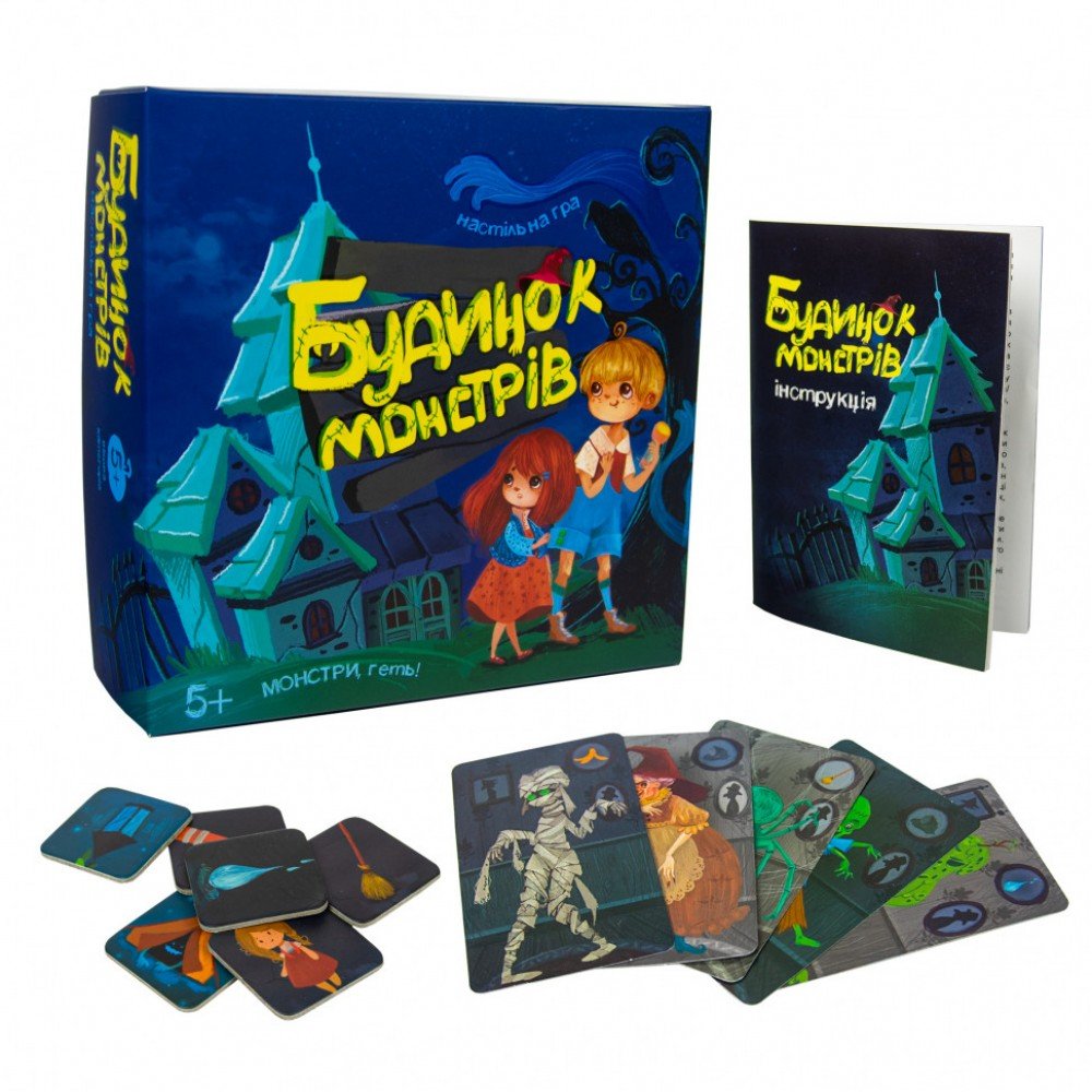 Настольная игра "Будинок Монстрів" 30866 укр