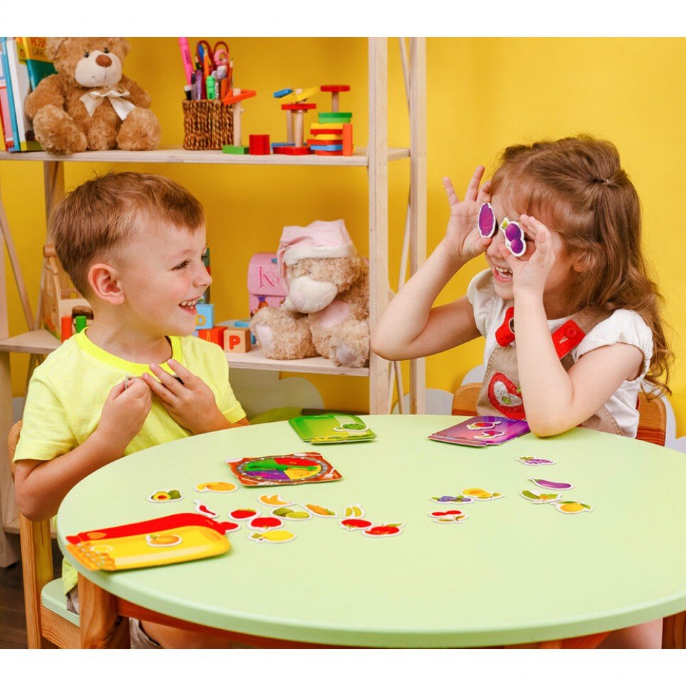 Настольная игра-сортер "Вкусный урожай" Vladi Toys VT1804-41 обучающая