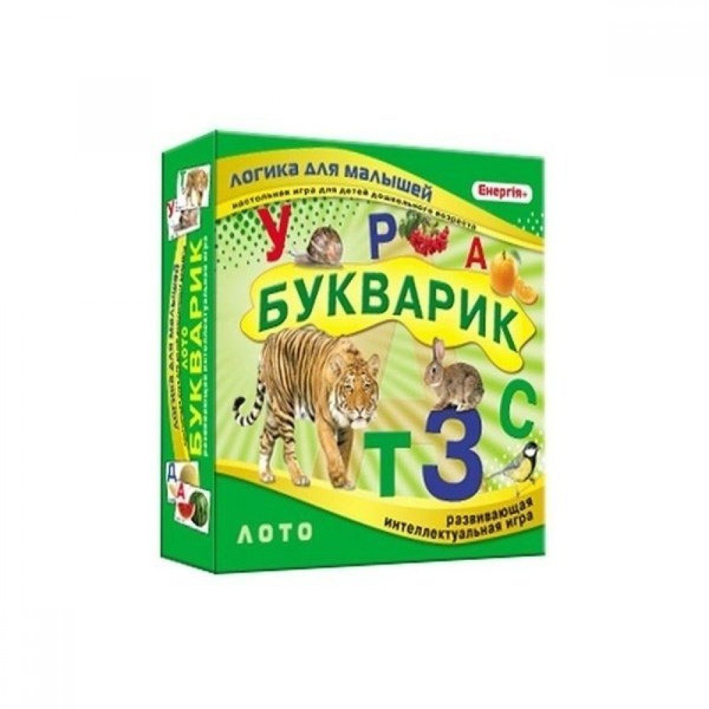 Детская развивающая игра лото "Букварик" 83019 изучаем русский алфавит