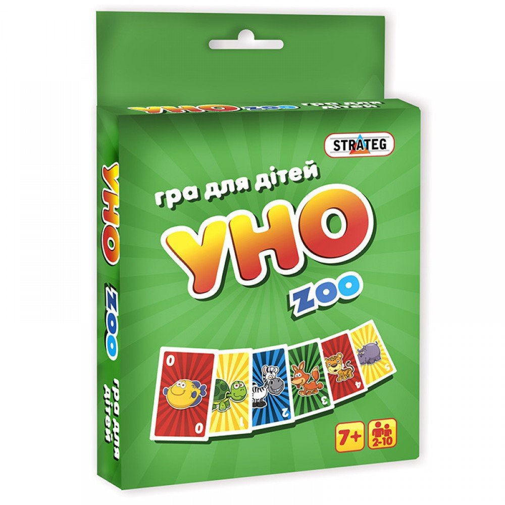 Настольная игра "Уно zoo" 7016 укр