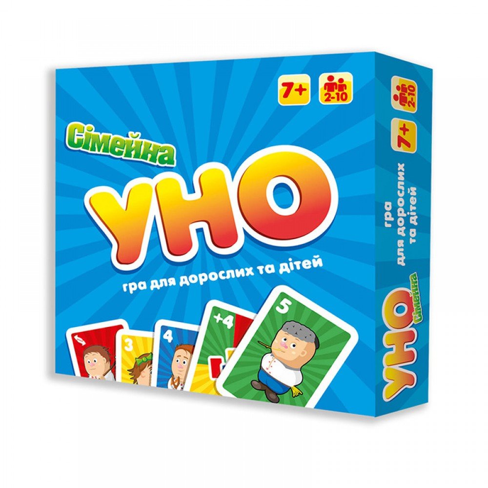 Настольная игра "УНО Семейная 2 в 1" 30606 укр