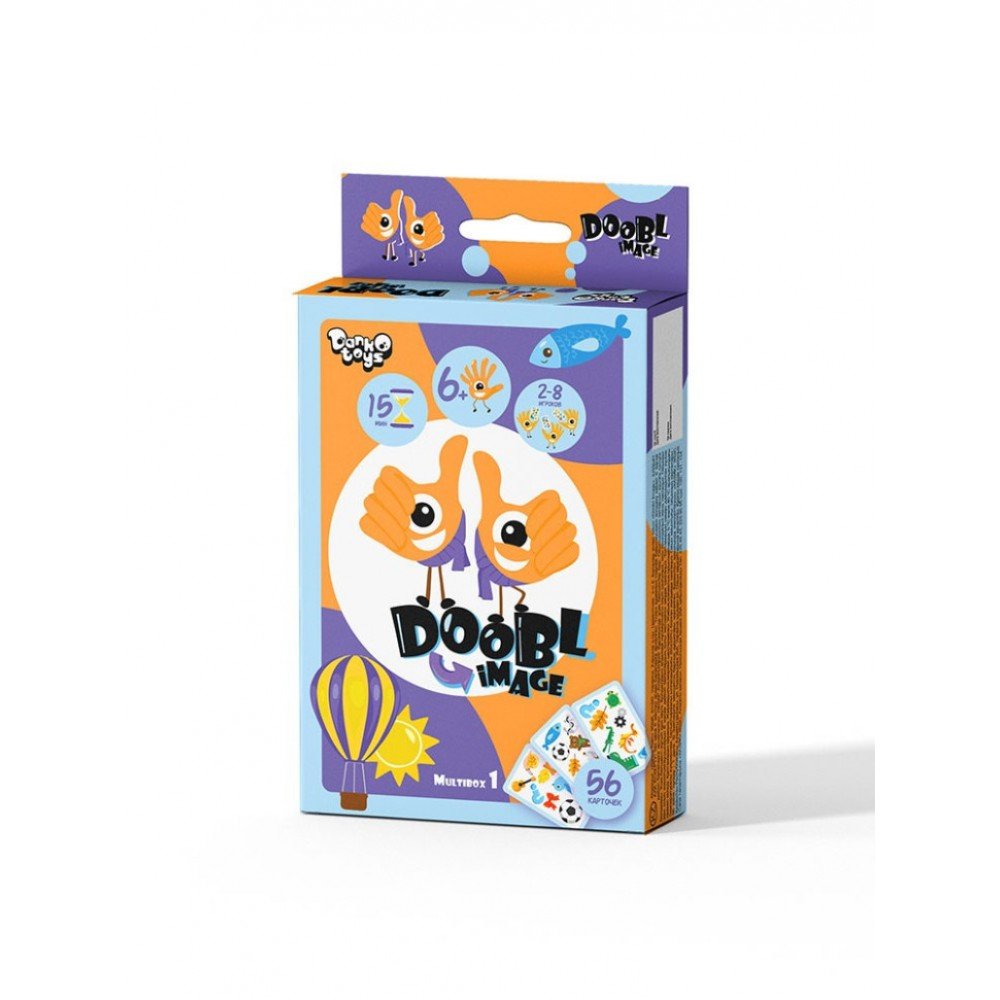 Настольная развлекательная игра "Doobl Image" Danko Toys DBI-02 мини, рус Multibox 1