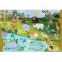 Детская обучающая игра с многоразовыми наклейками "ZOO Абетка" КП-005 KP-005 на укр языке