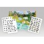 Детская обучающая игра с многоразовыми наклейками "ZOO Абетка" КП-005 KP-005 на укр языке