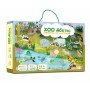 Детская обучающая игра с многоразовыми наклейками "ZOO Абетка" КП-005 KP-005 на укр языке