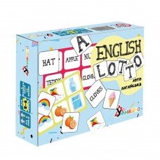 Развивающая настольная игра "Лото английский/English lotto" 2118-UM 48 фишек