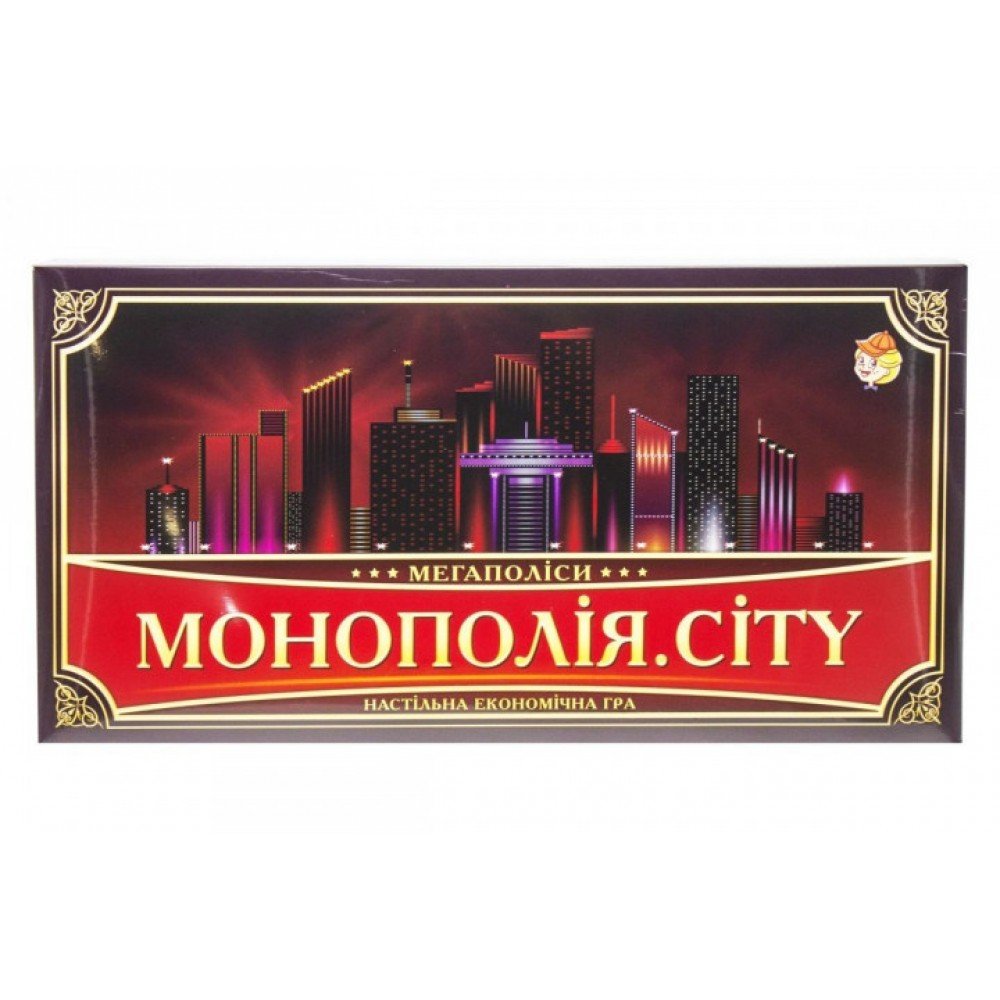 Настольная игра "Монополия CITY" 1137ATS на укр языке