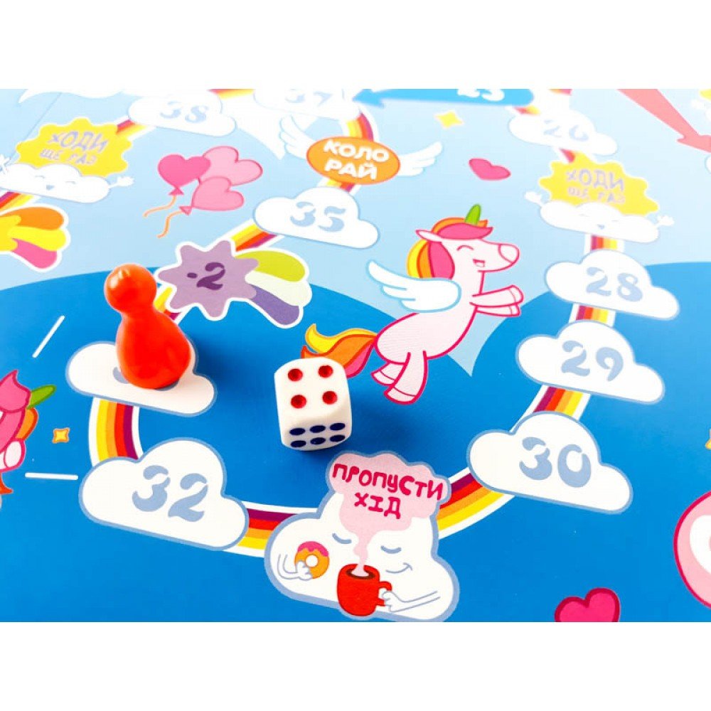 Настольная игра - ходилка "Колорай" 127913 на укр языке
