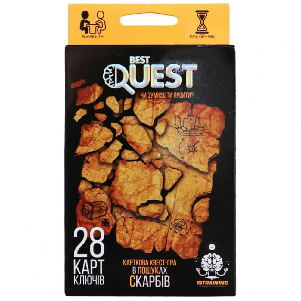 Карточная квест-игра "BEST QUEST" (укр.) BQ-01-01-04U ( BQ-01-03U)