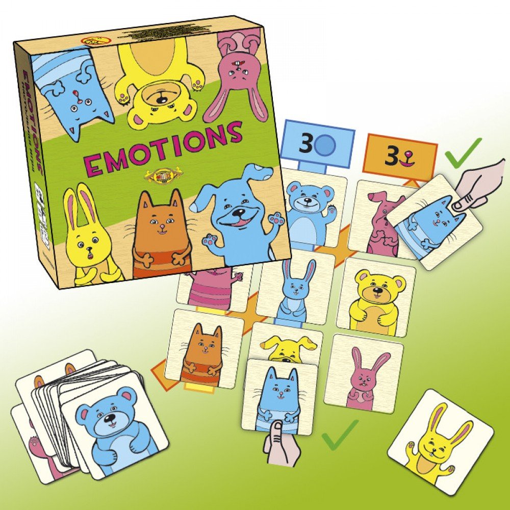 Детская настольная игра "Emotions" MKK0604 от 3-х лет