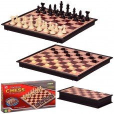 Настольная игра Шахматы 3136 2 в1, размер доски 24*24*2 см