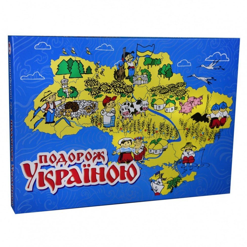 Настольная Игра-бродилка "Путешествие по Украине" 30457 укр