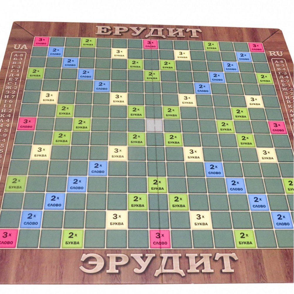 Настольная игра "Эрудит" 0987 деревянная
