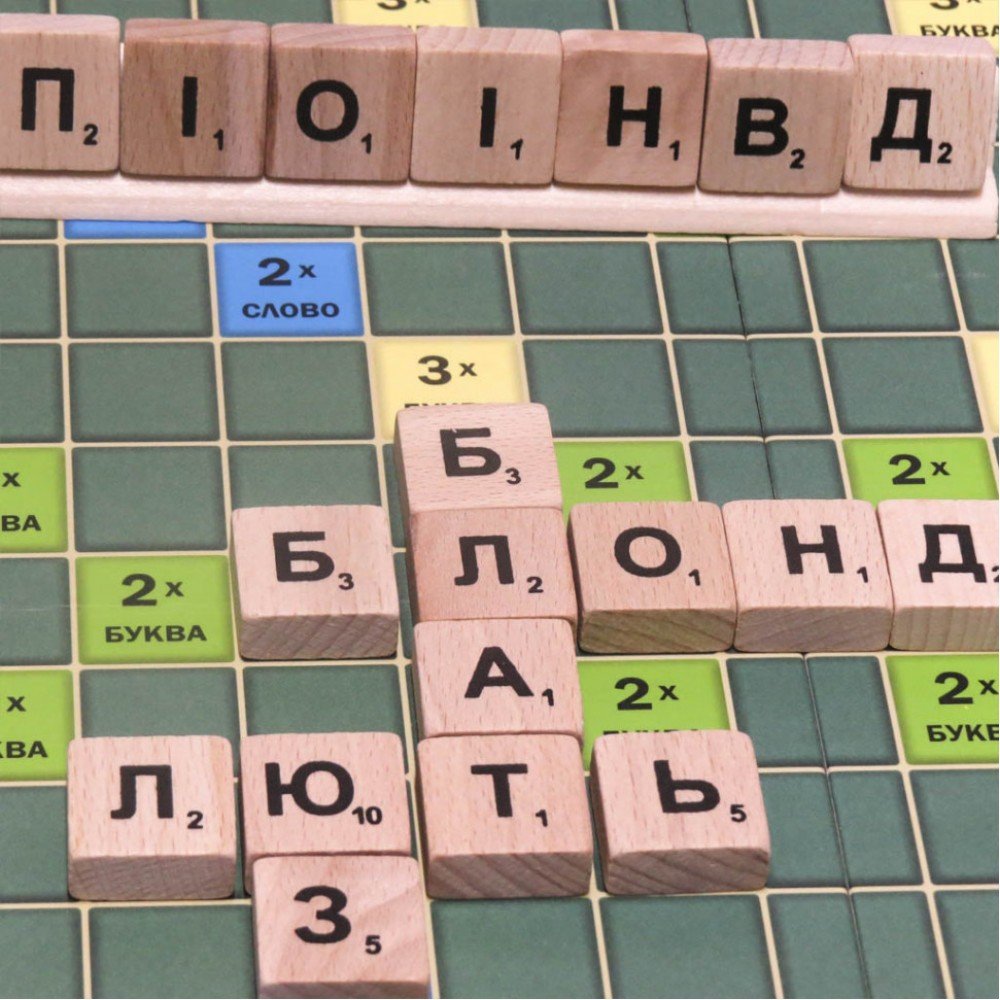 Настольная игра "Эрудит" 0987 деревянная