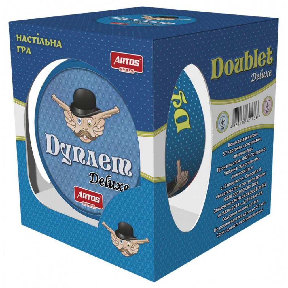 Настольная игра "Дуплет Deluxe" 1038 в металлической коробке