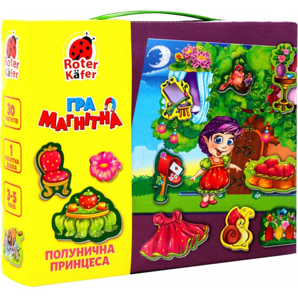 Магнитная игра для малышей "Клубничная принцесса" VT3703-03 от 3-х лет