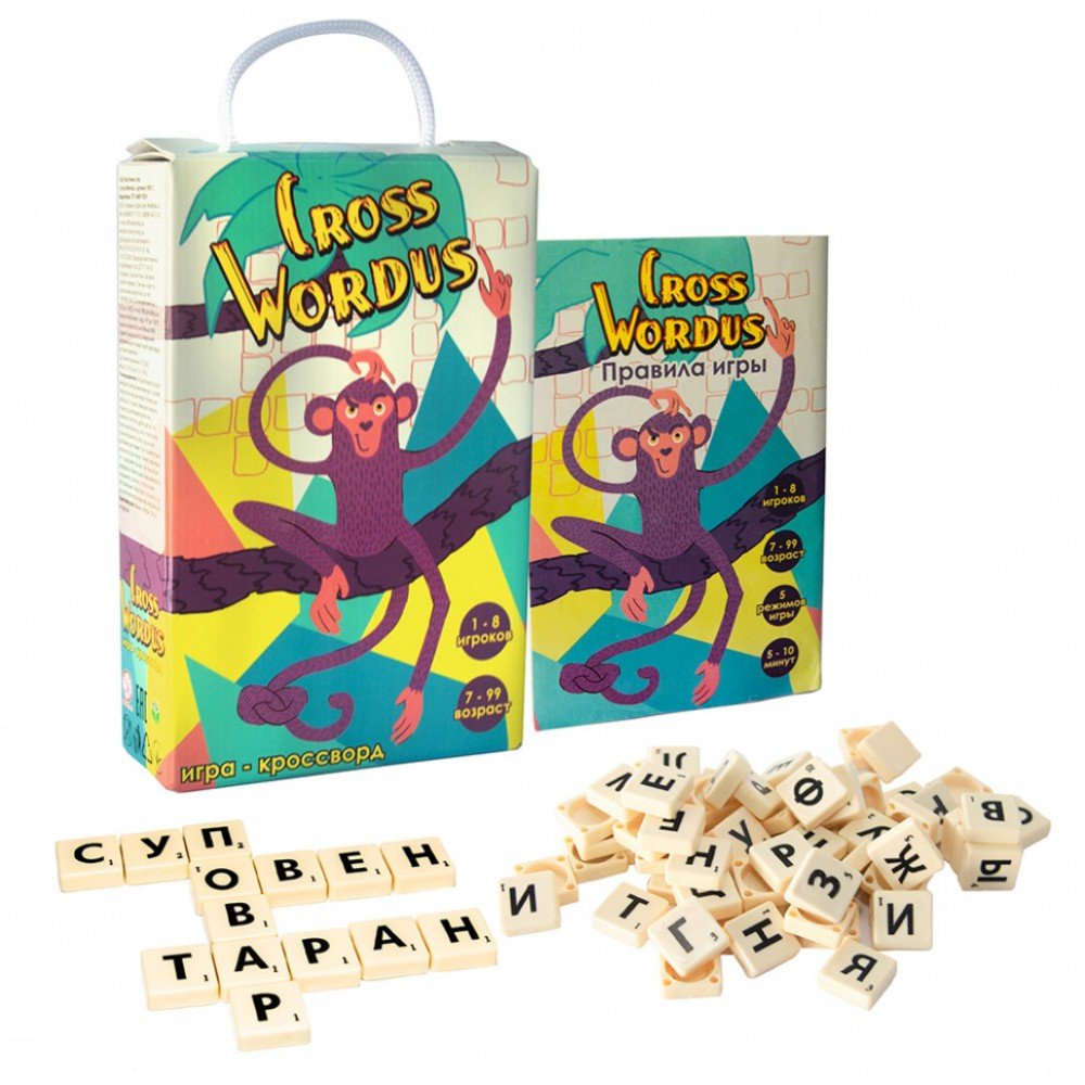 Настольная игра "Cross Wordus" 30812 рус