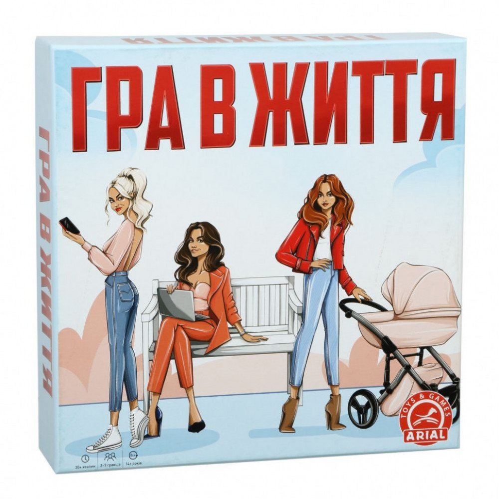 Настольная игра Супер домино казино "Игра в жизнь" Arial 910145 на укр языке