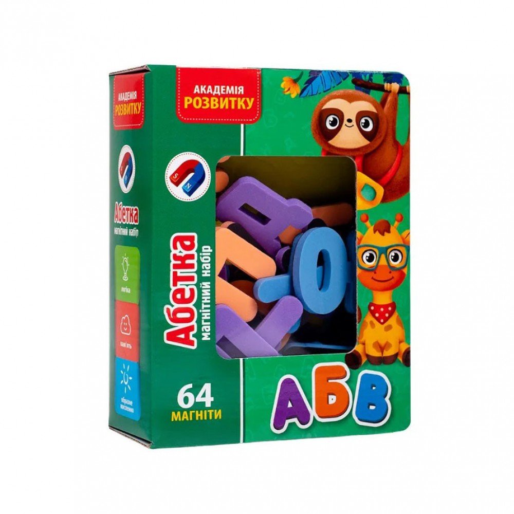 Набор магнитов "Азбука" Vladi Toys VT5411-15 Укр