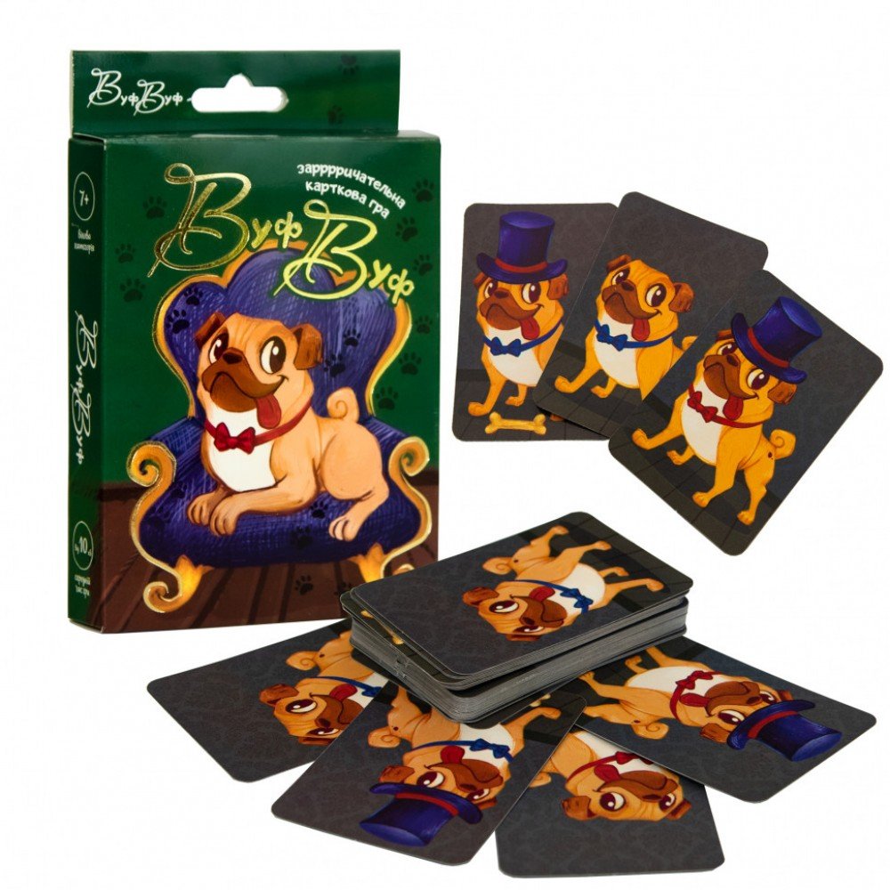 Настольная Карточная игра "Вуф Вуф" 30955 укр