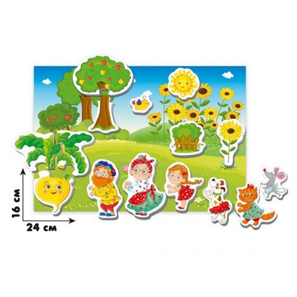 Настольная игра для детей "Магнитный театр Репка" VT3206-07 рус
