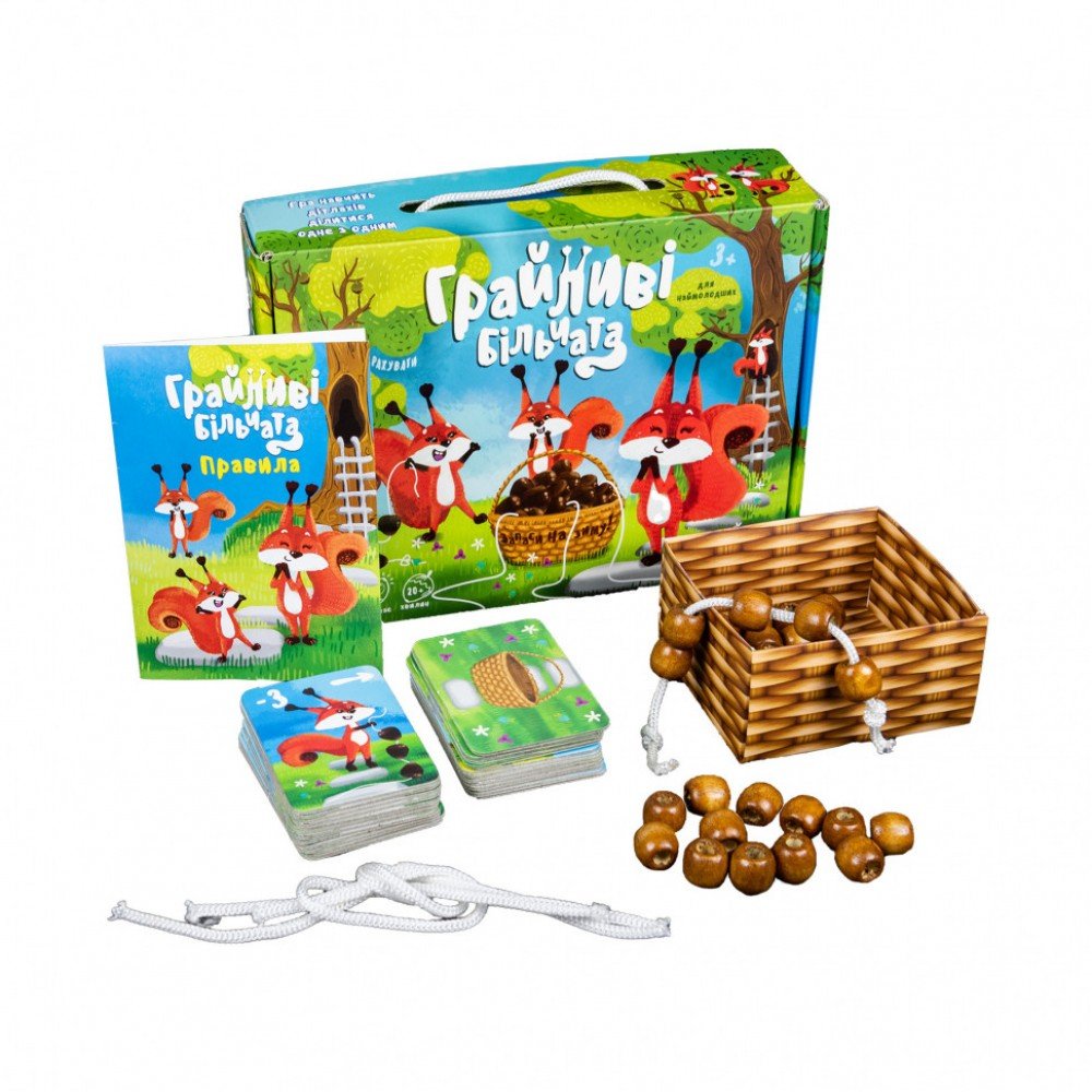 Настольная игра "Игривые бельчата" 30852 укр