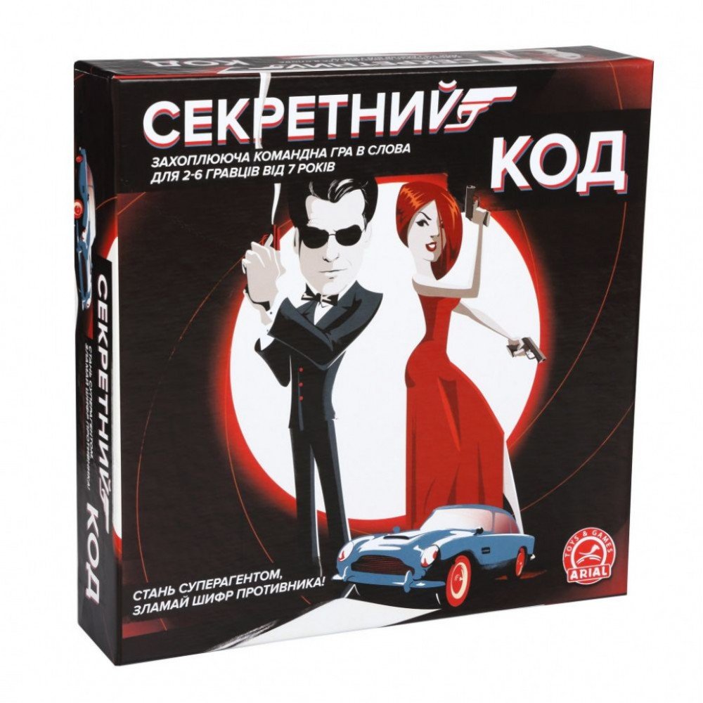 Настольная игра Секретный код Arial 911418 на укр языке