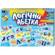Детские развивающие пазлы Логическая азбука DT66Asp-U на укр. языке