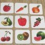 Детская настольная игра "Овощи и фрукты Мемо " 0659, 35 парных картинок