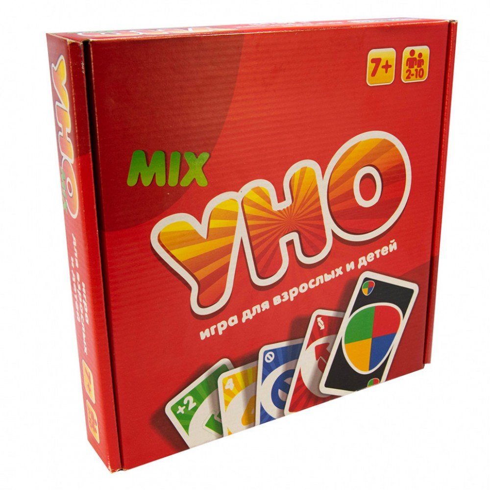 Настольная игра "УНО: ЛЮКС 2 в 1" 40256 рус