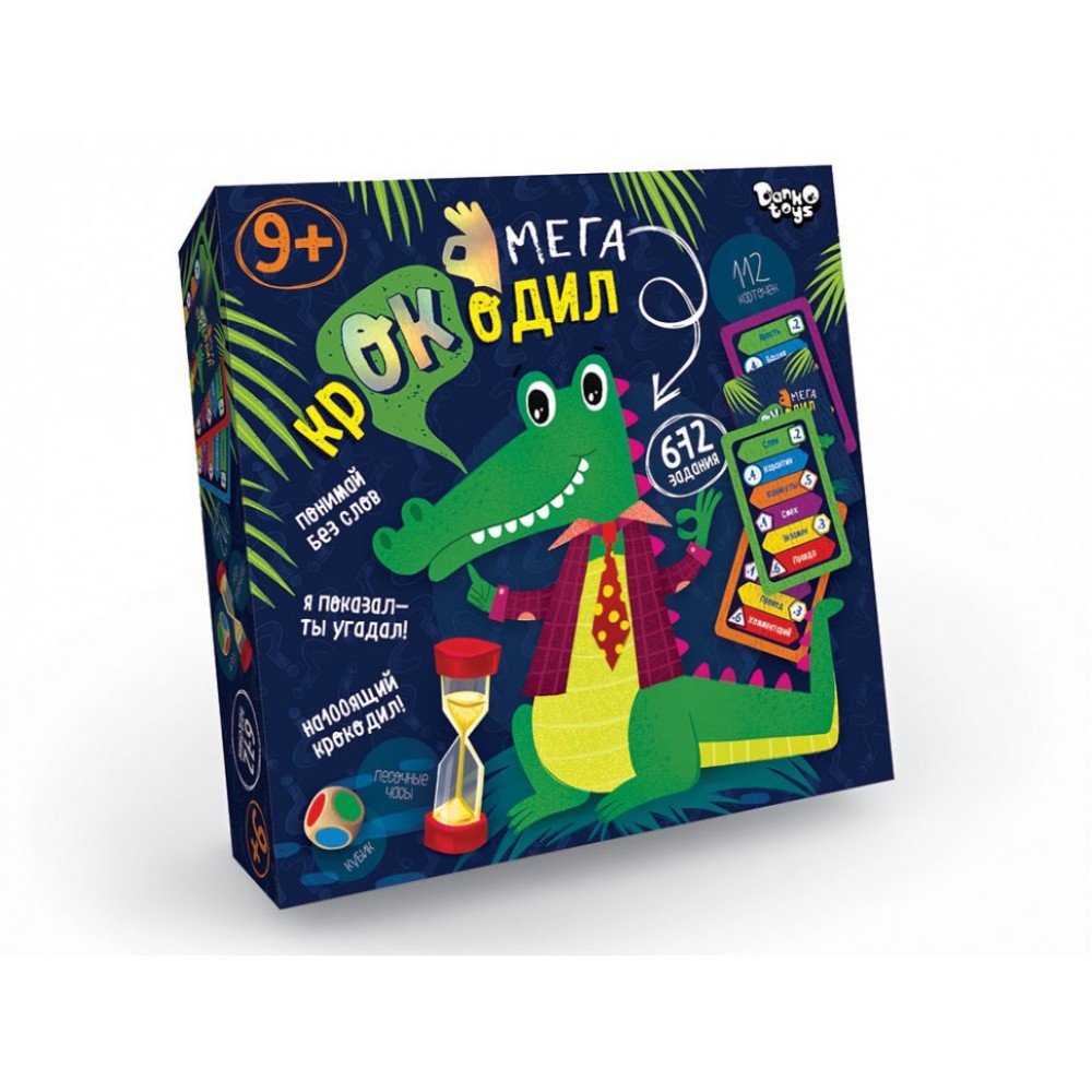 Настольная игра викторина "Мега-крокодил" CROC-03-01 на руc языке