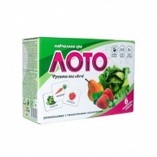 Лото "Фрукты и овощи" 30366 укр.