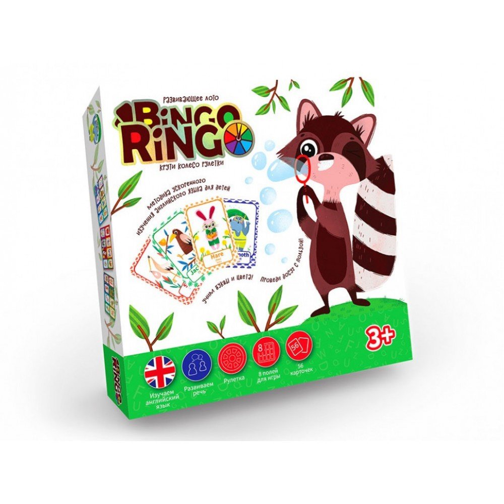 Настольная игра "Bingo Ringo" GBR-01-01E на рус/англ языках