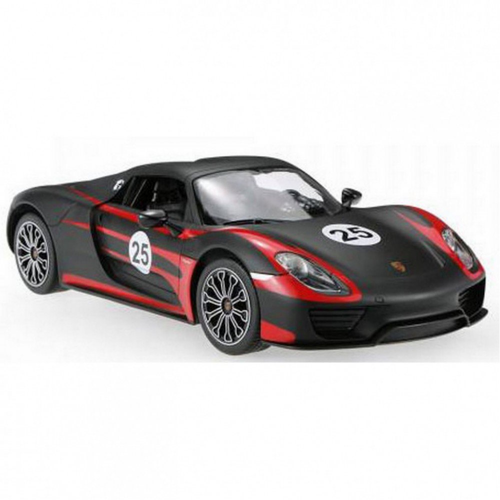 Машинка на радиоуправлении Porsche 918 Spyder Rastar 70770 черный, 1:14