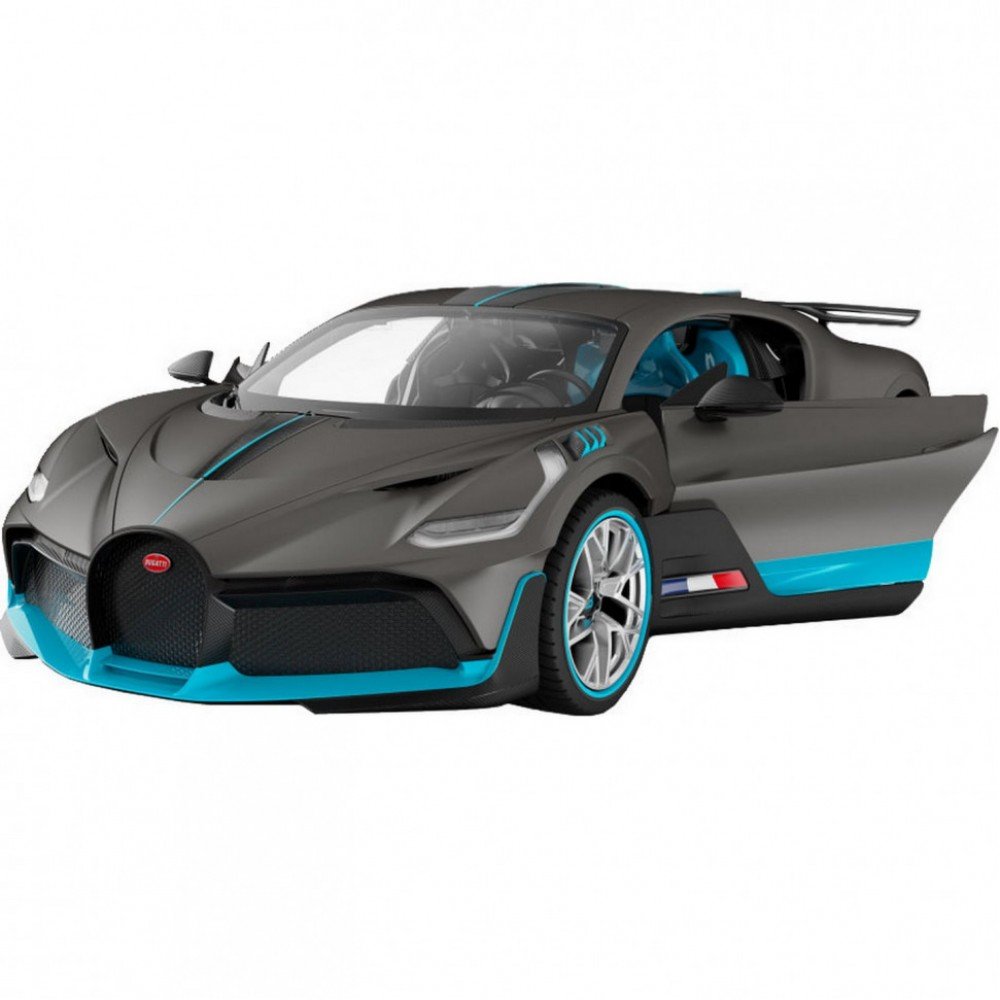 Машинка на радиоуправлении Bugatti Divo Rastar 98060 серый, 1:14