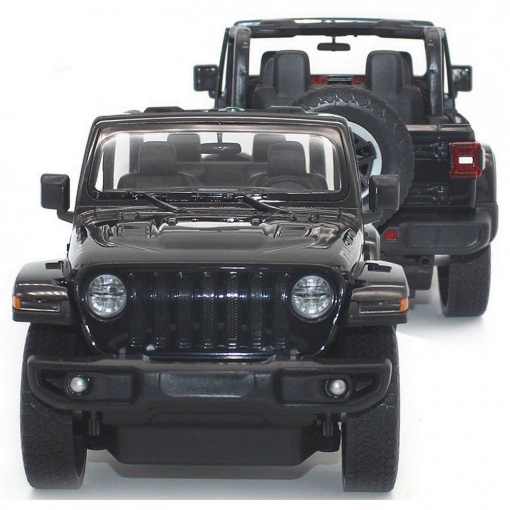 Машинка на радиоуправлении JEEP Wrangler Rubicon Rastar 79460 черный, 1:14