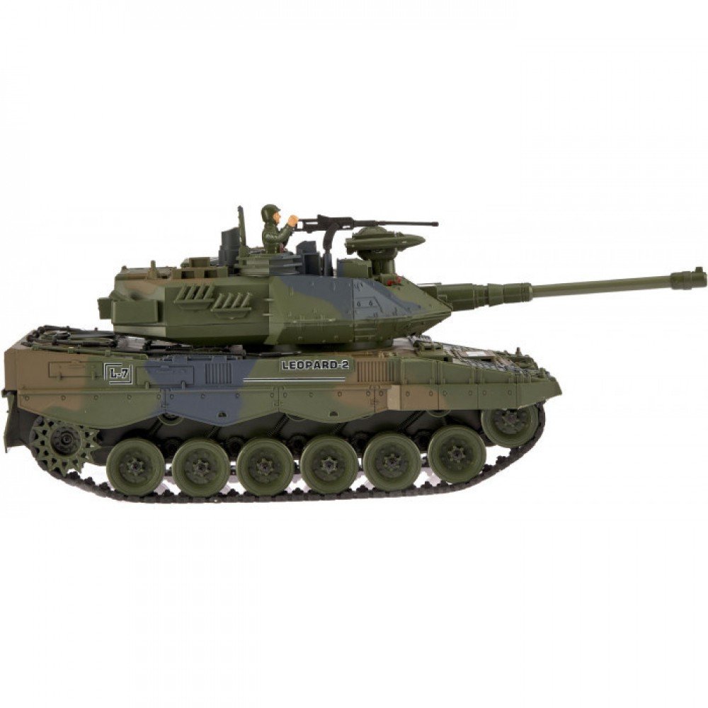 Танк на радиоуправлении LEOPARD 2A6 ZIPP Toys 789-4ZT GER, 1:18