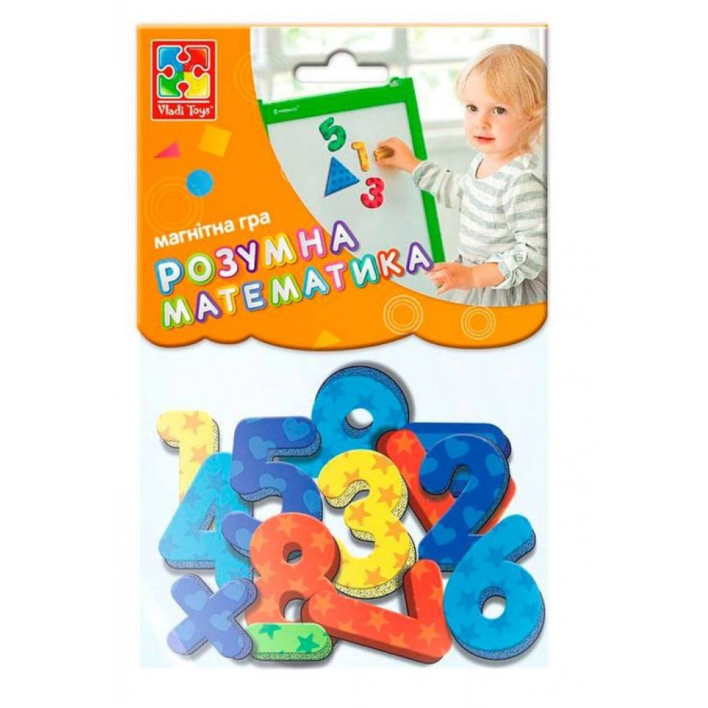 Магнитные цифры и математические знаки VT5900-01 на укр языке
