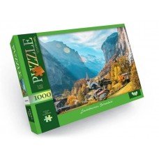 Пазл "Lauterbrunnen, Switzerland" Danko Toys C1000-12-07, 1000 эл.