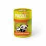 Развивающий пазл с игрой Mon Puzzle "Зоология для Малышей Хвостатые Друзья" 200109, 12 двусторонних пазлов