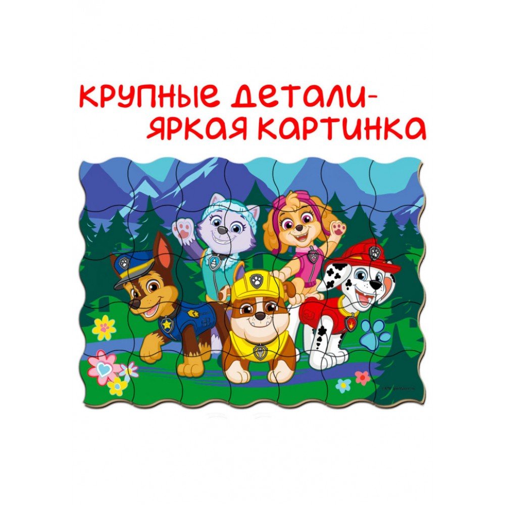 Детский набор магнитов Щенячий патруль "Мчимся на помощь" Magdum ML4034-33