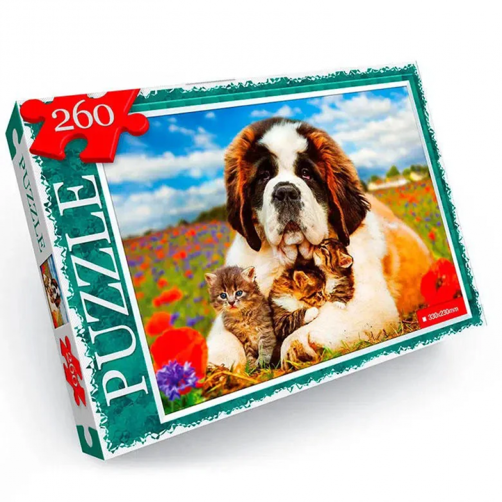 Пазл "Лучшие друзья" Danko Toys C260-13-08, 260 эл.