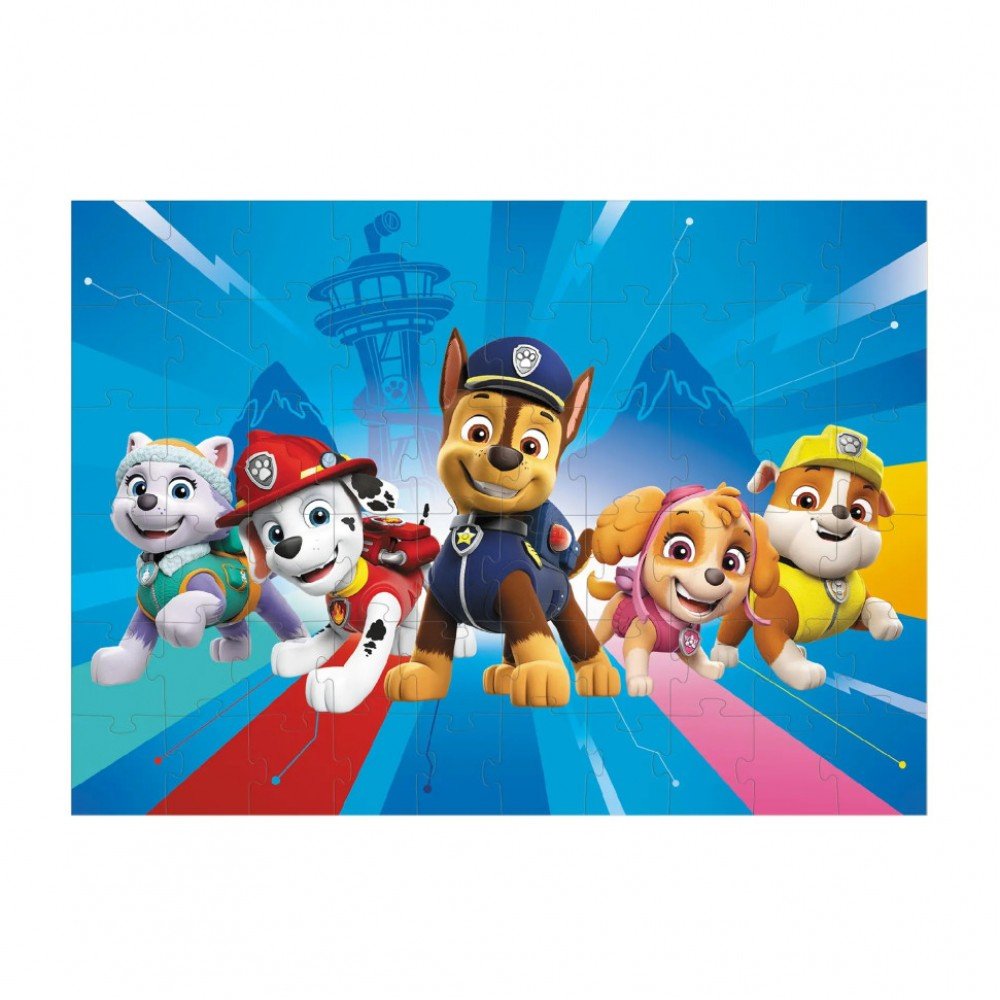 Детские Пазлы Paw Patrol "Готовы к приключениям" DoDo 200163 60 элементов, с фигуркой