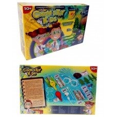 Детский набор для проведения опытов "CHEMISTRY KIDS" CHK-01 Желтый