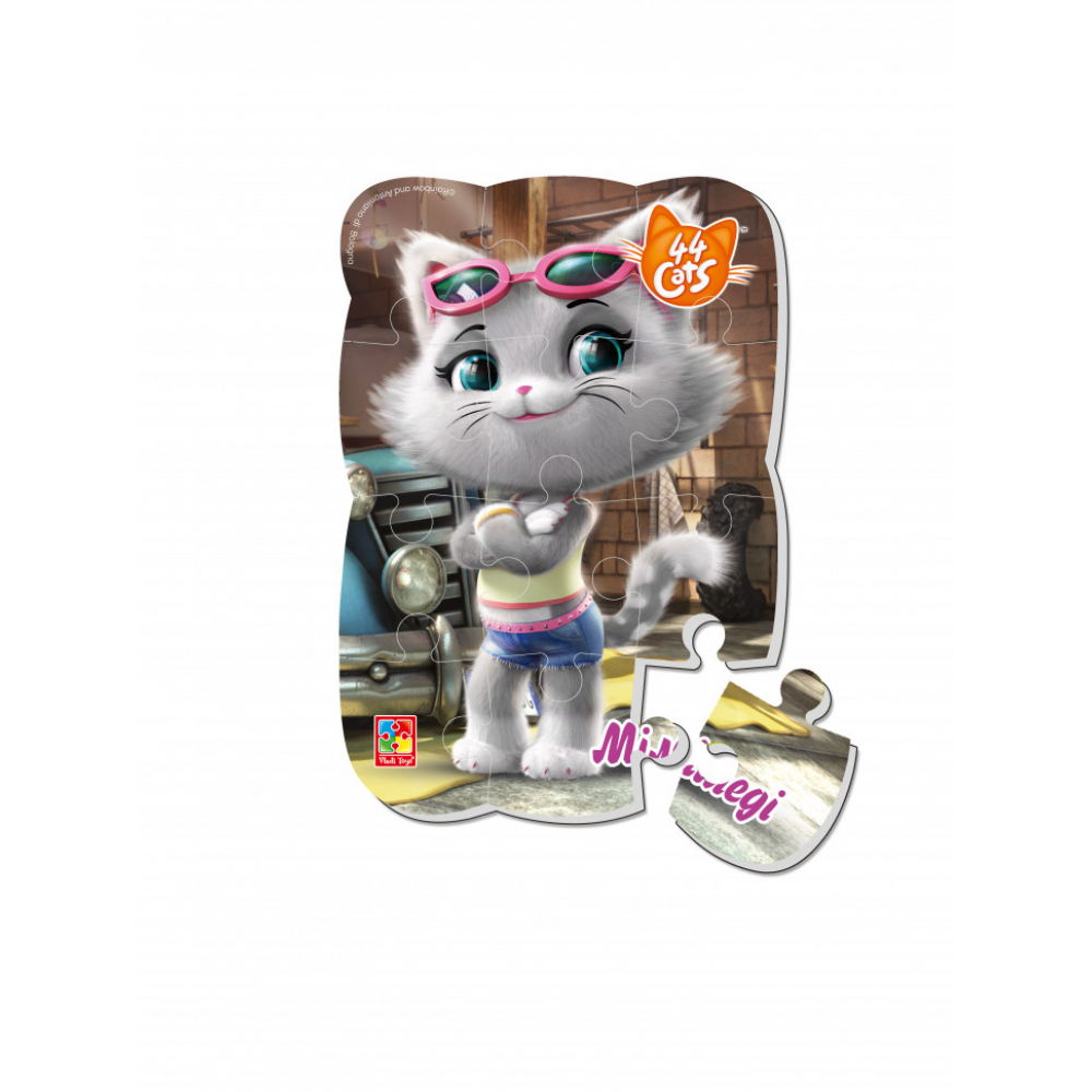 Пазлы магнитные А5 "44 Cats Миледи в городе" VT3205-85 укр