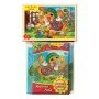 Детские пазлы "Курочка Ряба" 81237, 12 деталей с книгой