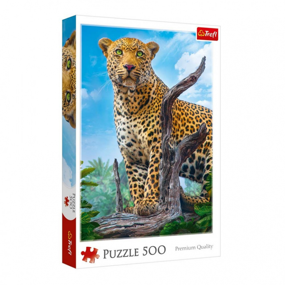 Пазлы "Дикий леопард" Trefl 37332T 500 эл