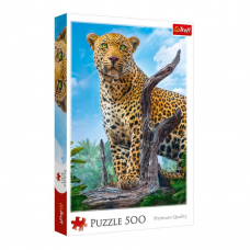 Пазлы "Дикий леопард" Trefl 37332T 500 эл.